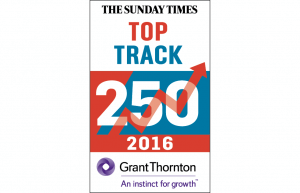 The Sunday Times 2016 Top Track 250 logo.